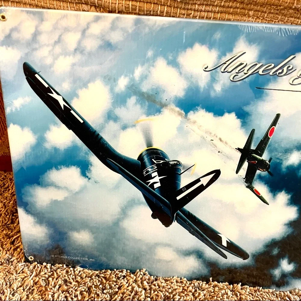 NEW Heavy Duty Steel Angels Of Okinawa Metal Sign